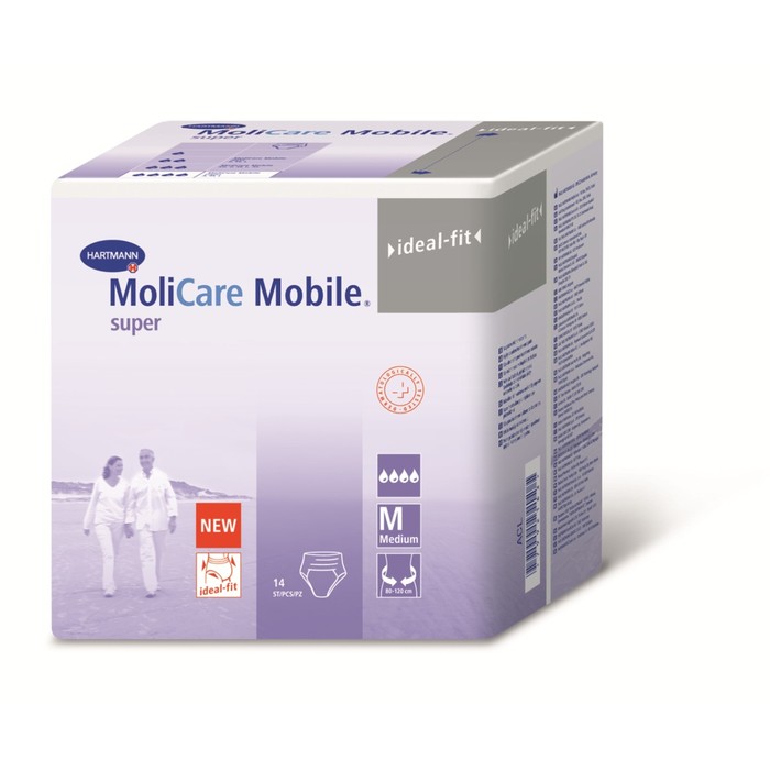 Трусы впитывающие при недержании MoliCare Mobile super, размер M, 14 шт