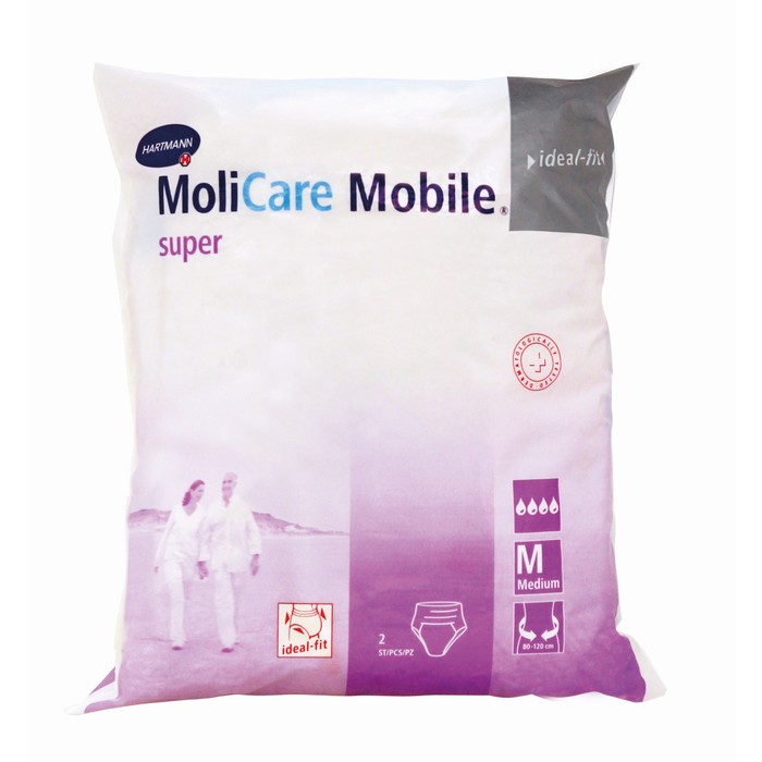 Трусы впитывающие при недержании MoliCare Mobile super, размер M, 2 шт