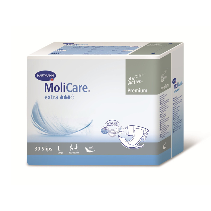 Подгузники воздухопроницаемые MoliCare Premium extra soft, размер L, 30 шт