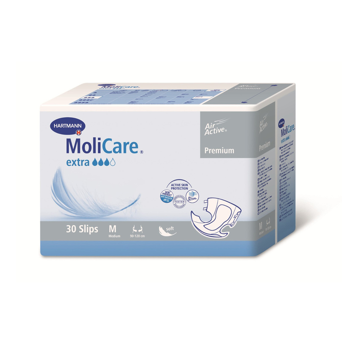 Подгузники воздухопроницаемые MoliCare Premium extra soft, размер M, 30 шт