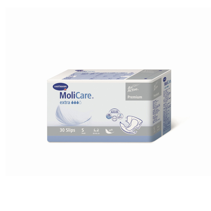 Подгузники воздухопроницаемые MoliCare Premium extra soft, размер S, 30 шт