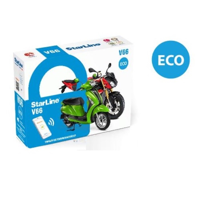 Мотосигнализация с обратной связью StarLine Moto V66 ECO