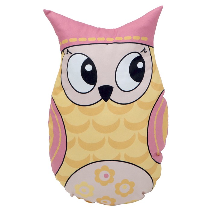 Подушка-игрушка Yellow Owl, 35 х 25 см