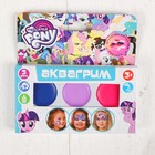 Аквагрим My Little Pony MultiArt 3 цвета масляная основа, кисточка на паллетке 12003-MLP Аквагрим My Little Pony MultiArt 3 цвета масляная основа, кисточка на паллетке 12003-MLP