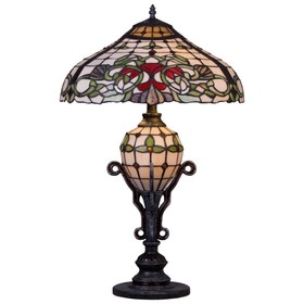 Настольная лампа "Драмурга" 2+1x60+25Вт E27+E14 разноцветный