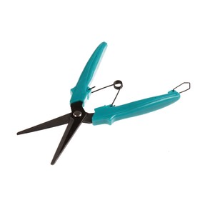 Ножницы садовые, 8" (18 см), пластиковые ручки, цвет МИКС