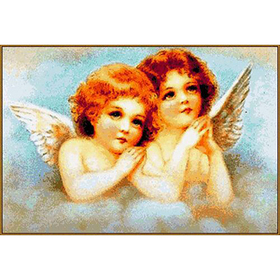 Алмазная мозаика «Ангелочки», 21 цвет