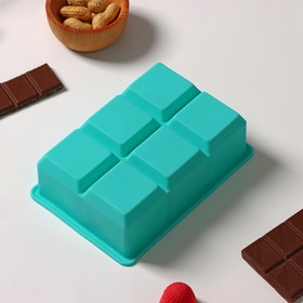 Форма для льда и кондитерских украшений Доляна «Кубик», 16,5×11,5 см, 6 ячеек (5×5×5 см), цвет МИКС