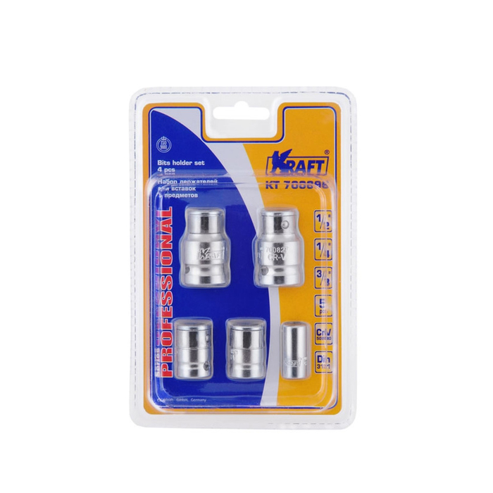 Набор держателей KRAFT KT700696, 1/2&quot;, 3/8&quot;, 1/4&quot;, 5 предметов