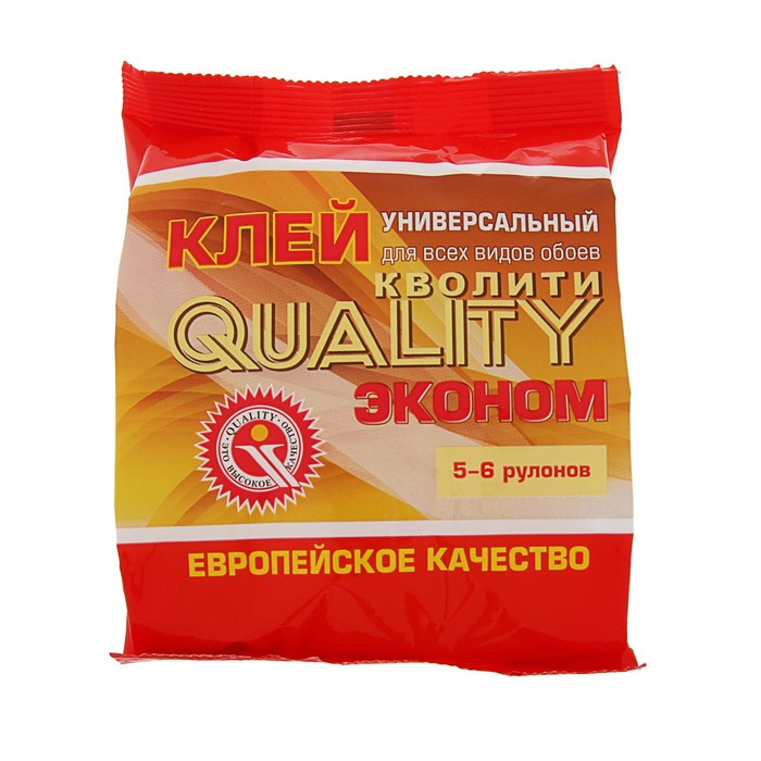 Клей обойный Quality, универсальный, мягкая упаковка, 150 гр