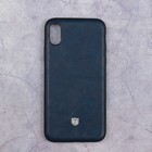 Чехол Activ T Leather для Apple iPhone X, синий Чехол Activ T Leather для Apple iPhone X, синий