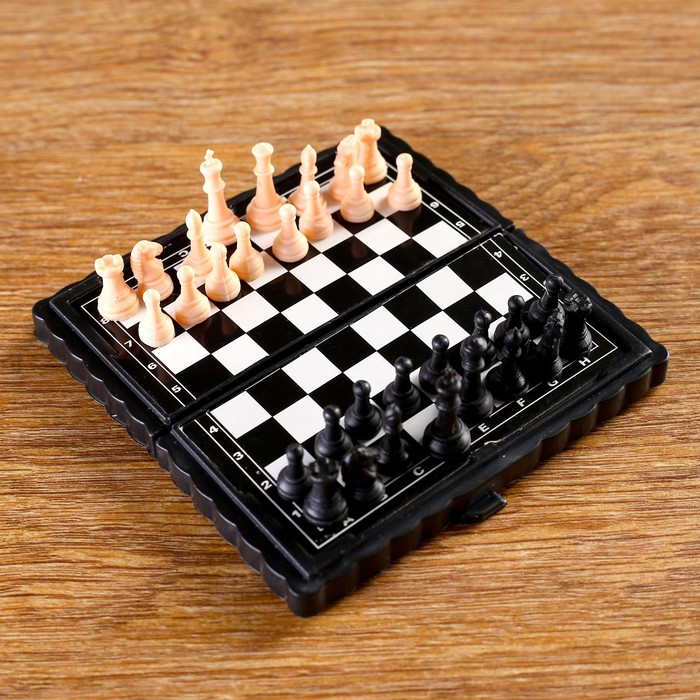 Шахматы "Походные", 9 х 4.5 х 3 см, микс - фото 138705