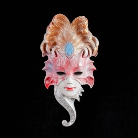 {{photo.Alt || photo.Description || 'Венецианская маска &quot;Сова&quot; белая, 27 см МИКС'}}