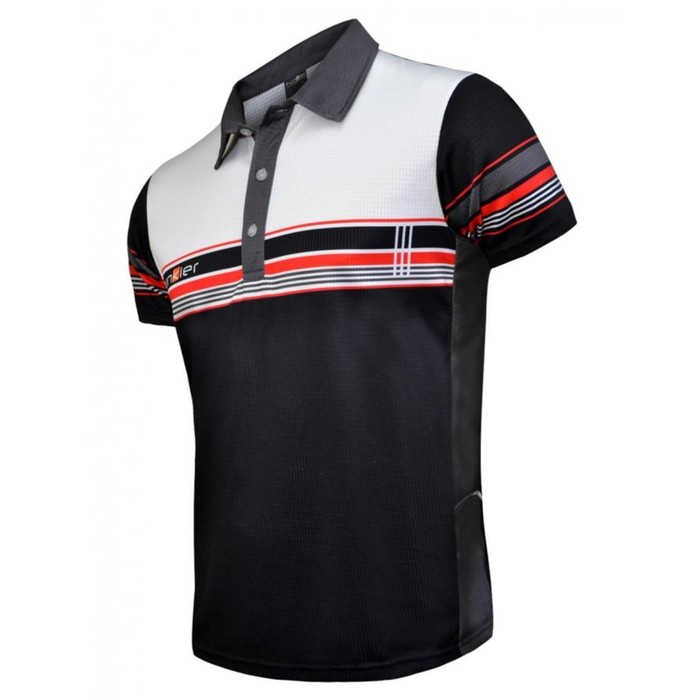 Велофутболка Funkier Polo Jersey P-765, цвет красно-черный, размер S