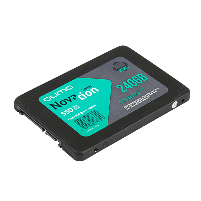 Накопитель SSD Qumo Novation MM QMM-240GSN, SATA III, 240 Гб, MLC