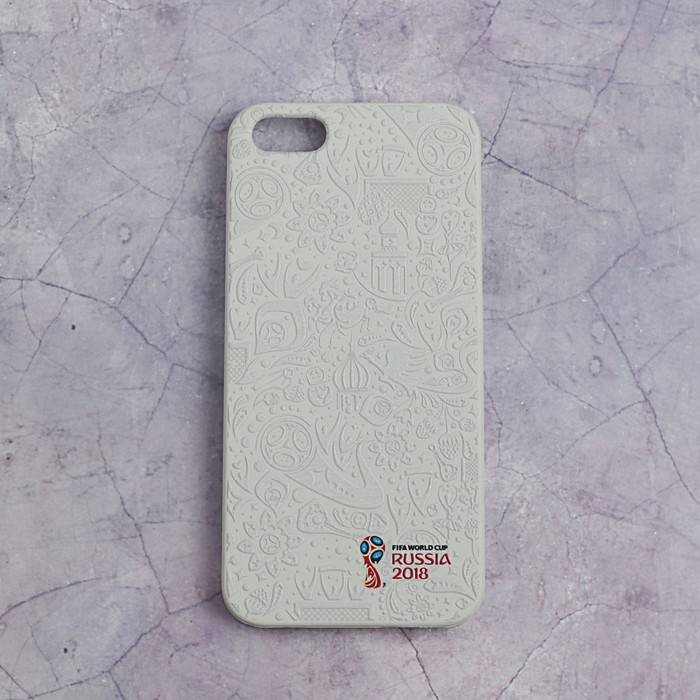 Чехол DEPPA FIFA WORLD CUP RUSSIAN 2018, iphone 5/5S/SE, soft-touch