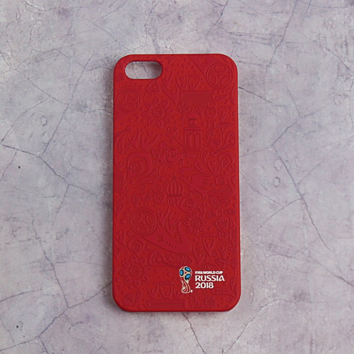 Чехол DEPPA FIFA WORLD CUP RUSSIAN 2018, iphone 5/5S/SE, soft-touch