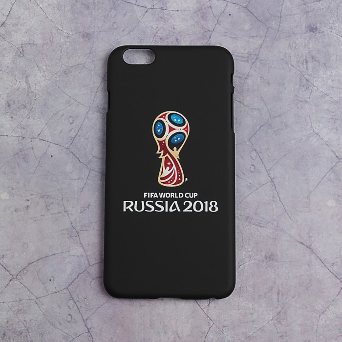 Чехол 2018 FIFA WORLD CUP RUSSIA, iPhone 6/6S Plus, soft-touch