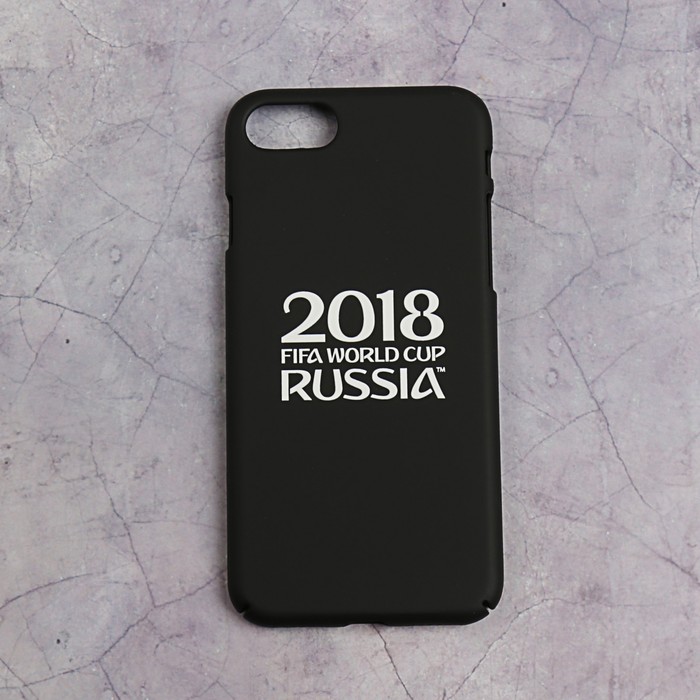 Чехол FIFA WORLD CUP RUSSIAN 2018, iPhone 7/8, soft-touch