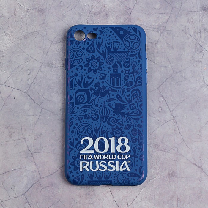 Чехол FIFA WORLD CUP RUSSIAN 2018, iPhone 7/8, матовое покрытие