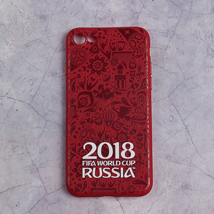 Чехол FIFA WORLD CUP RUSSIAN 2018, iPhone 7/8, матовое покрытие