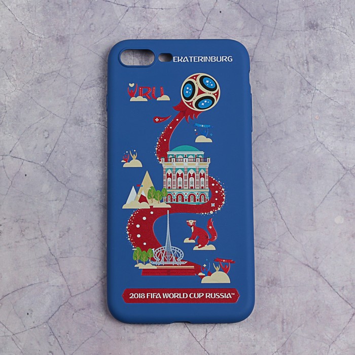 Чехол FIFA WORLD CUP RUSSIAN 2018, iPhone 7/8 Plus, матовое покрытие