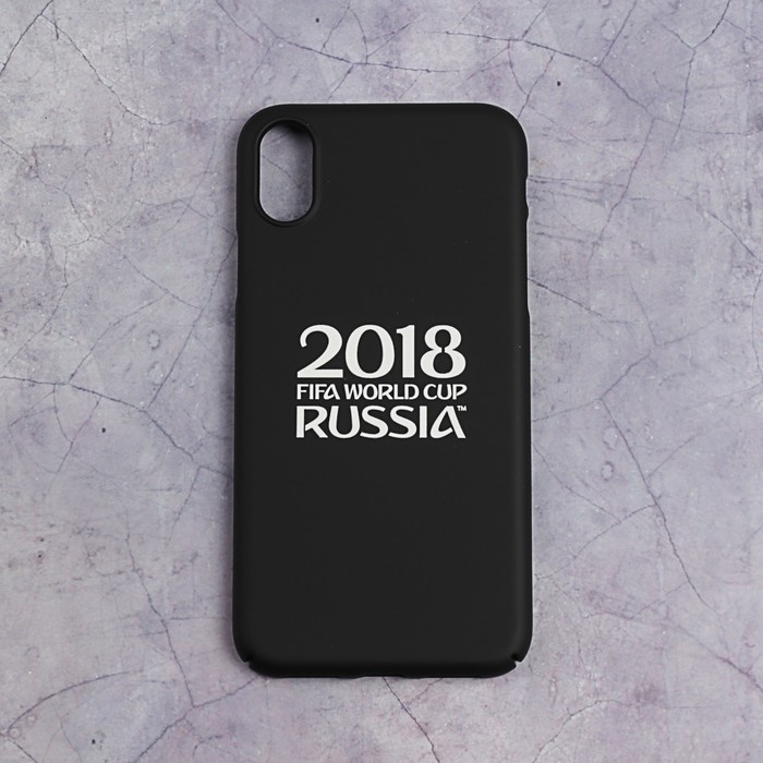 Чехол FIFA WORLD CUP RUSSIAN 2018, iPhone X, soft-touch