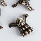 Уголок (ножка) для шкатулки "Лапа" 4,3х3,4 см С-024 Уголок (ножка) для шкатулки "Лапа" 4,3х3,4 см С-024