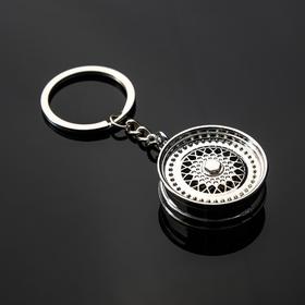 Keychain drive D-8 metal, chrome, black