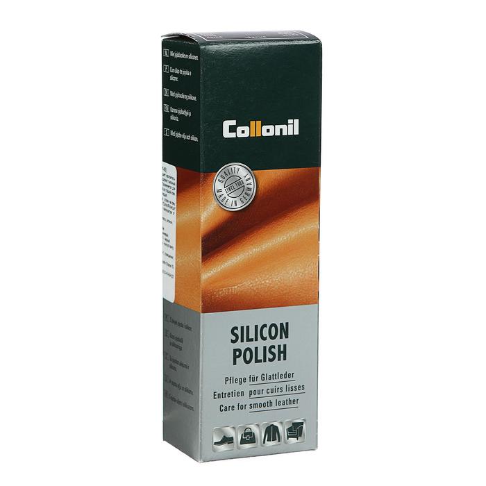 Крем для гладкой кожи Collonil Silicon Polish, черный 75 мл