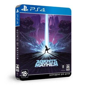 Игра для Sony PlayStation 4 Agents of Mayhem STEELBOOK ИЗДАНИЕ. 3612836