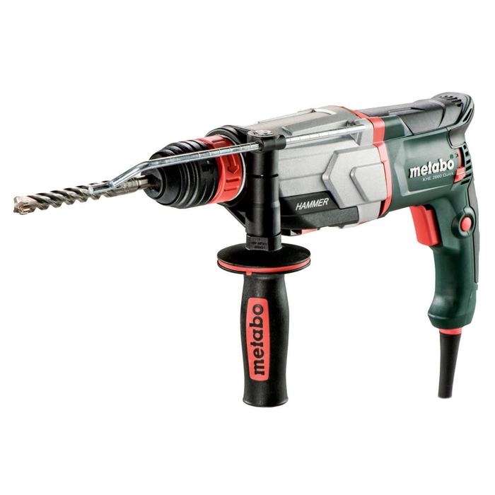 Перфоратор Metabo KHE 2660 Quick, 850Вт, 3 реж., 3 Дж, SDS-Plus, 4300 уд/мин, 1100 об/мин