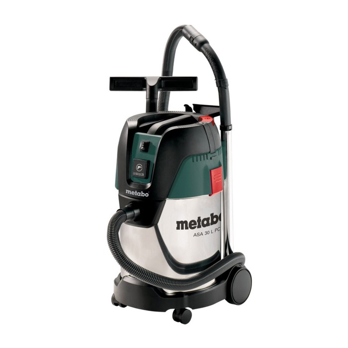 Пылесос промышленный Metabo ASA  30 L PC Inox, 1250 Вт, 30 л, 3600 л/мин, d шланга 35 мм