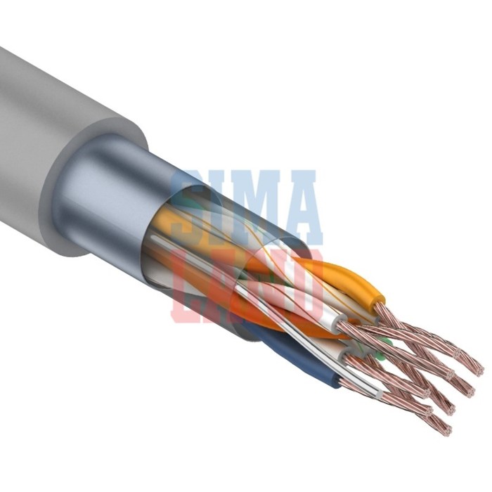 Кабель SkyNet Light UTP indoor CSL-UTP-4-CU/100, CAT5e, 4x2x0,46 мм, 100м, серый