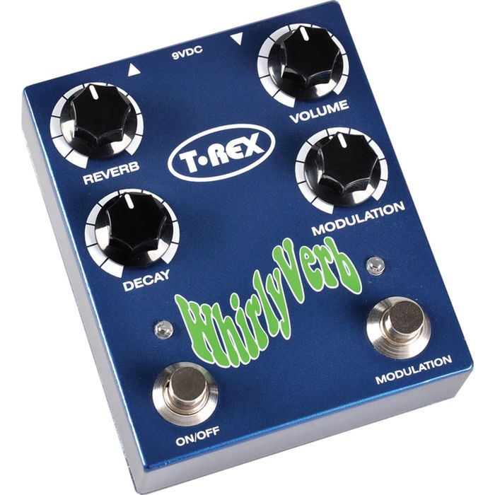 Педаль эффектов T-REX Whirly Verb Reverb для гитары (Volume, Reverb, Modulation, Decay)