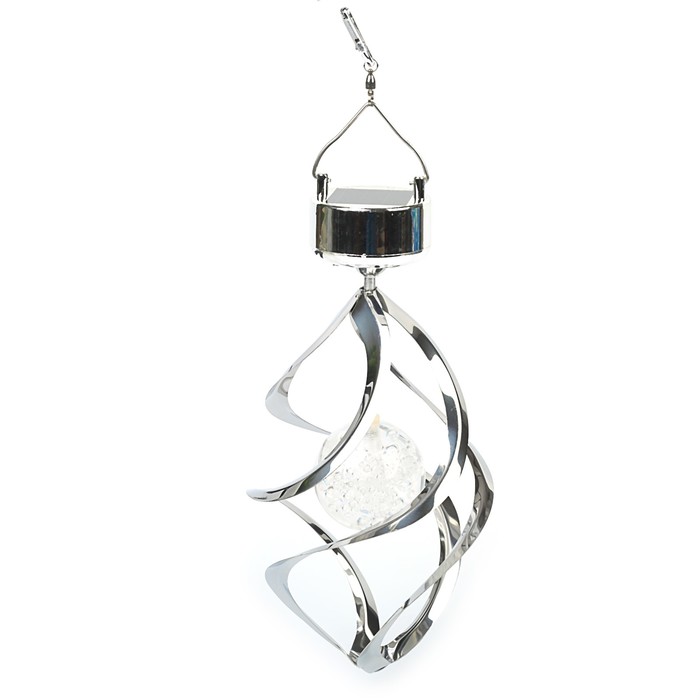 Садовый светильник на солнечной батарее Wind Chime Modern, 16х26,5х26,5 см, IP44, RGB