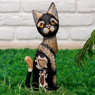Кошка Из Дерева Фото