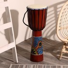 Музыкальный инструмент барабан джембе "Цветной" 70х27х27 см МИКС - фото 915863