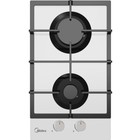 Варочная поверхность Midea MG3260GW, газовая, 2 конфорки, белое стекло Варочная поверхность Midea MG3260GW, газовая, 2 конфорки, белое стекло