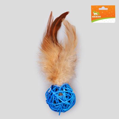 Игрушка для кошек из лозы