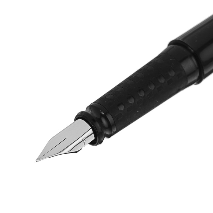 Ручка перьевая для каллиграфии Manuscript Scribe F с резервуаром + конвертер + чёрный картридж, блистер MC4401