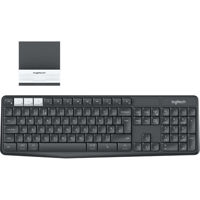 Клавиатура Logitech K375s, беспроводная BT, черный