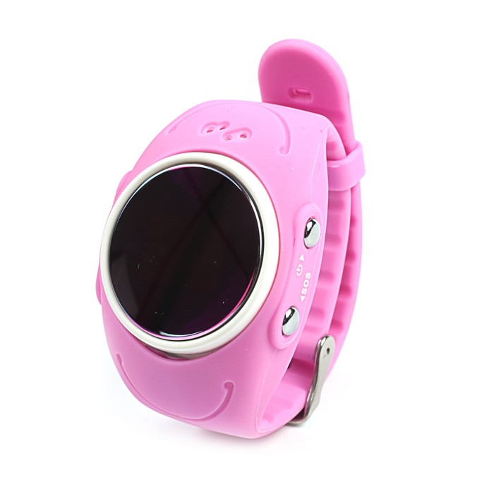 Часы умные Smart Baby Watch W8, GPS, влагостойкие, детские, розовые