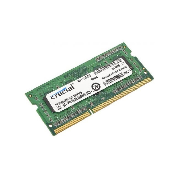 Память DDR3 2Gb 1600MHz Crucial CT25664BF160B RTL PC3L-12800 CL11 SO-DIMM 204-pin 1.35В