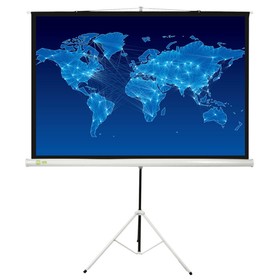 Экран Cactus 150x150 Triscreen CS-PST-150x150 1:1, напольный, рулонный 3614289