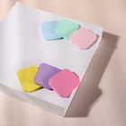 Set of sponges for the application of cosmetics "Rectangles", 3pcs, MIX color