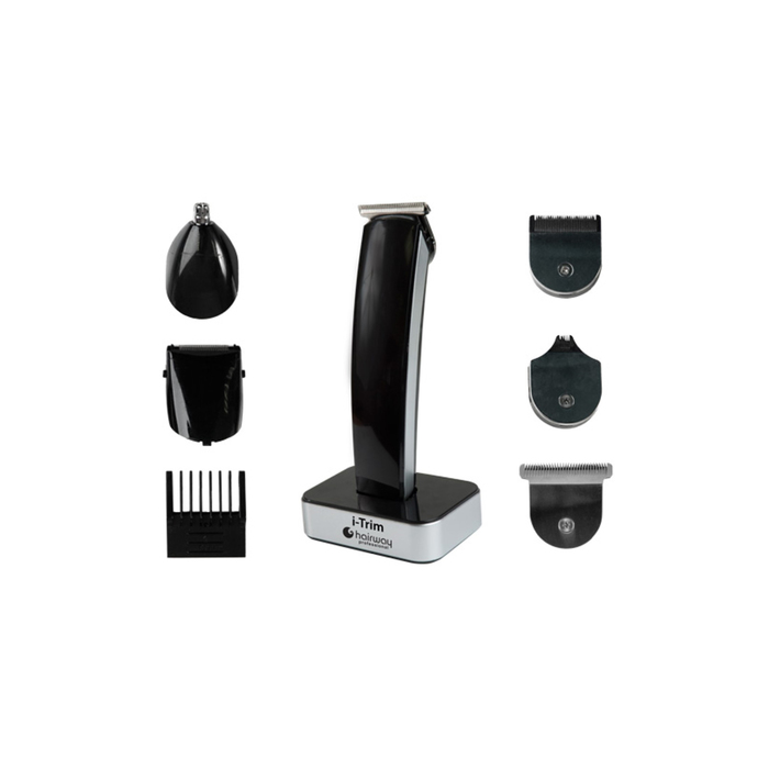 Машинка для стрижки Hairway 02035 I-Trim, 10 насадок, 3-12 мм, подставка, щёточка, масло