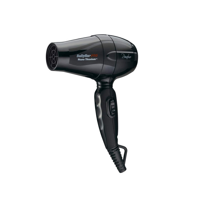 Фен Babyliss Bambino 5510 E, 1200 Вт, 2 скорости, шнур 1.8 м, чёрный