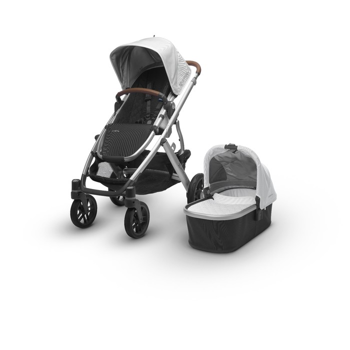 Коляска 2 в1 UPPAbaby Vista 2018 Loic (White) жемчужно-белая