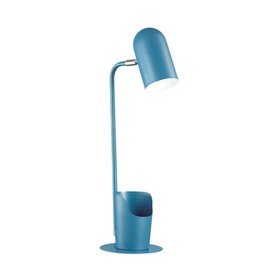 Настольная лампа EJEN 1x40Вт E27 синий 18,2x15x50см